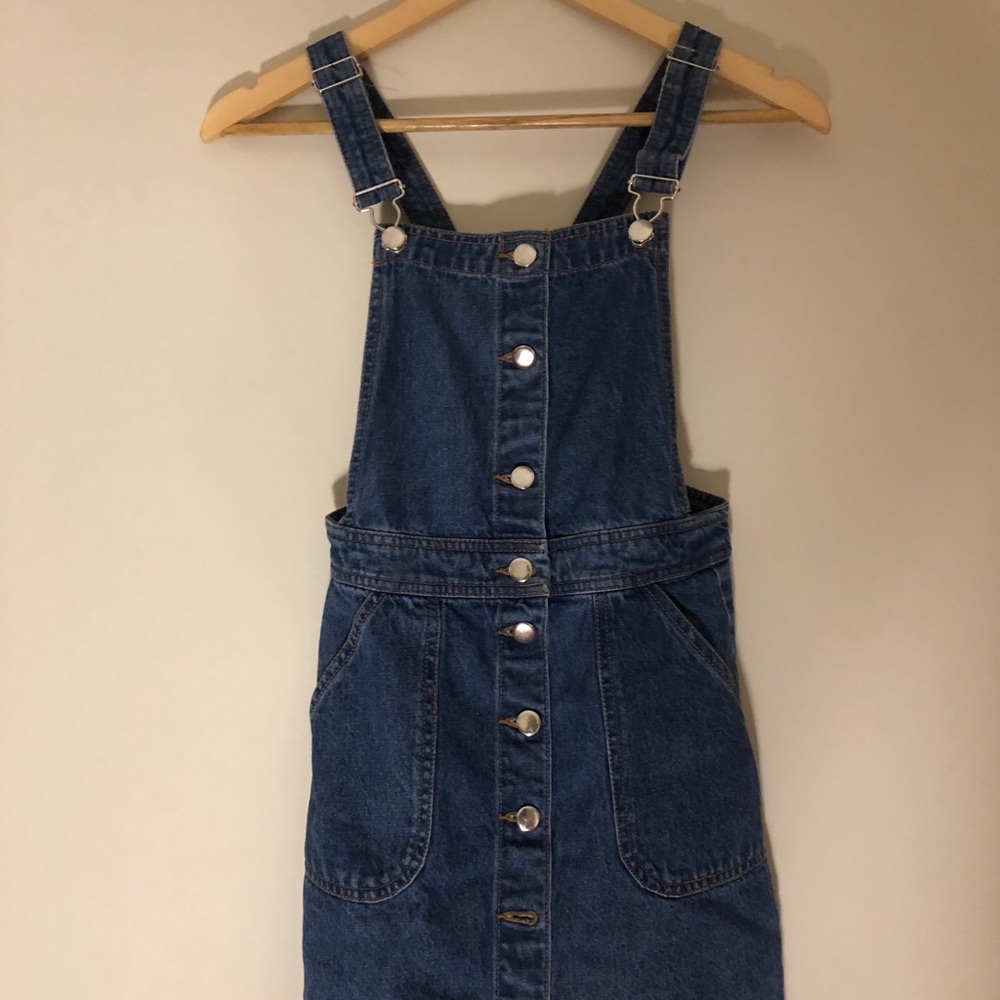 Denim Button-up Dress